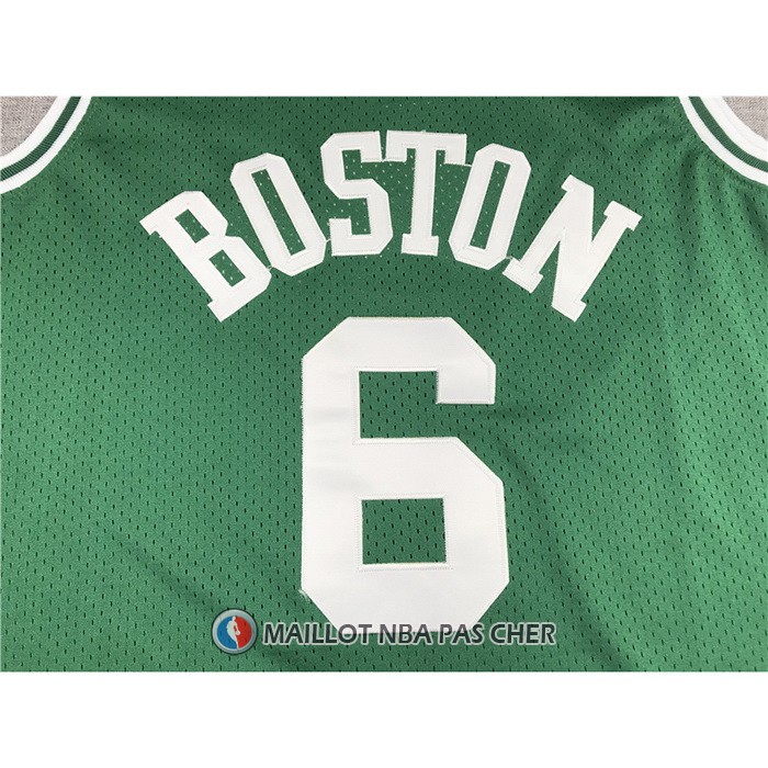 Maillot Boston Celtics Bill Russell NO 6 Hardwood Classics 1962-63 Vert